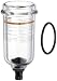 Parker PS732P Polycarbonate Bowl with Twist Drain for 06, 11F and 06E Series Filter/Regulator, 4.4oz Capacity, 150 psig