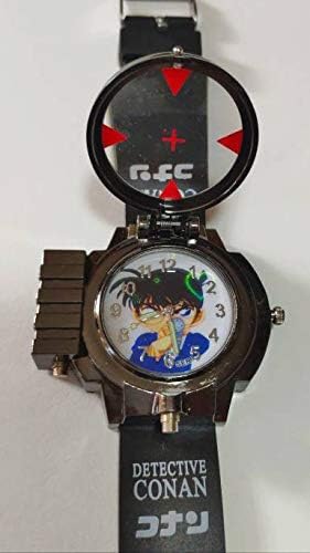 Amazon コナン 名探偵コナン 時計 腕時計 睡眠針搭載風時計 黒 ブラック 手動手巻き式 腕時計 腕時計 通販
