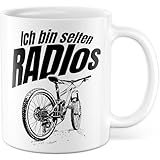 ✅ RARAMENTE MI ESPERIENZA RUOTA: la tazza perfetta per tutti gli appassionati di bicicletta con umorismo. La tazza da caffè adatta per la tua bici da strada, mountain bike o bici da città.