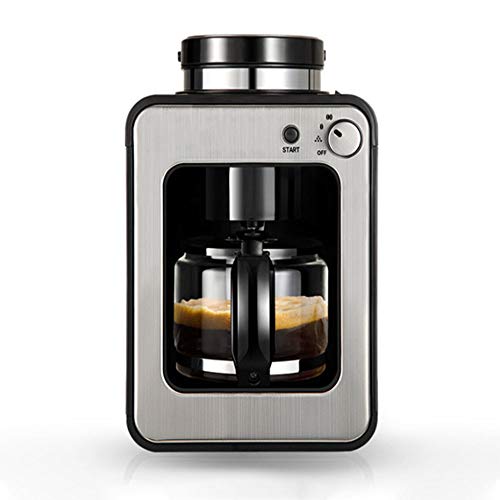 Kaffeemaschine Amerikanische Kaffeemaschine Tropf-Stopp Gebürstete Edelstahlplatte Geeignet für Home-Office-Versammlungen Sojamehl ist