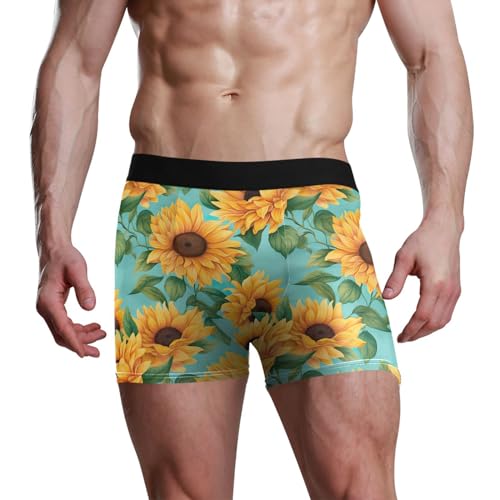 Sunflower Flower Underwear for Men S 202a37904
