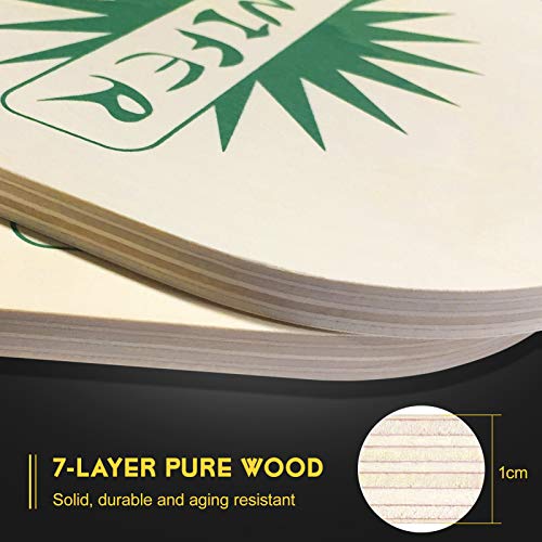 Eastdall Juego de palas de madera Pickleball Palas de pickleball ligeras con bolsa de transporte Raq