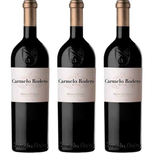 Carmelo Rodero Reserva Magnum, vino tinto español de crianza con Tempranillo y Cabernet Sauvignon, ideal para compartir elegancia y complejidad en gran formato.| 3 botellas