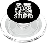 Photo Gallery sarcastico dire odio i bugiardi pensano che io sia uno scherzo stupido popsockets popgrip per magsafe Photo Gallery sarcastico dire odio i bugiardi pensano che io sia uno scherzo stupido popsockets popgrip per magsafe