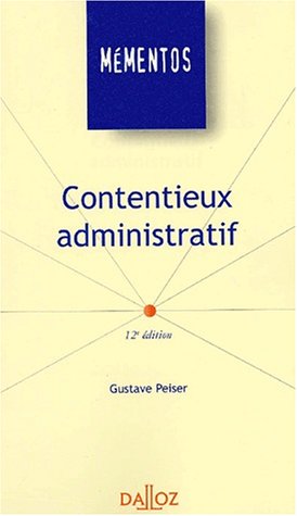 Contentieux administratif, 12e édition