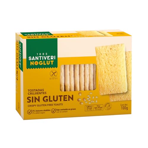 ¡COMPRA 3 POR EL PRECIO DE 2! SANTIVERI Tostada Noglut Sin Gluten Crujientes y Ligeras 0% Azúcares Añadidos, Bajo… — oferta en Amazon