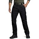 CQR Men's Tactical Pants, Water Repellent Ripstop Cargo Pants, Lightweight EDC Hiking Work Pants, Outdoor Apparel