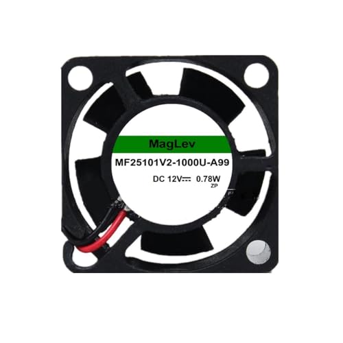 Ventilador SUNON MF25101V2-1000U-A99 de 12V CC para refrigeración de equipos con 2 líneas