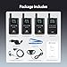 Retekess TT129 Wireless Full-Duplex Communication System, 4-level Intelligent Noise Reduction, East to Set Up, 200M, 120Hours, Audio Tour Guide System for Conference, Plant(3 Transmitters 8 Receivers)