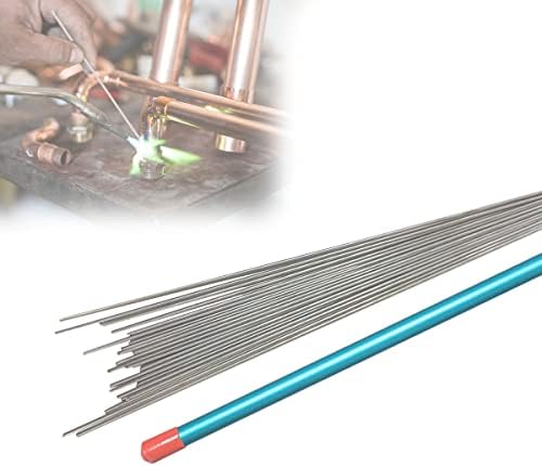 25 Sticks Cloud Fire Brazing Rods ，Silver Solder 15% ，9.84" x0.04"Silver Brazing rods for Brass welding Aluminum Tube Packaging…