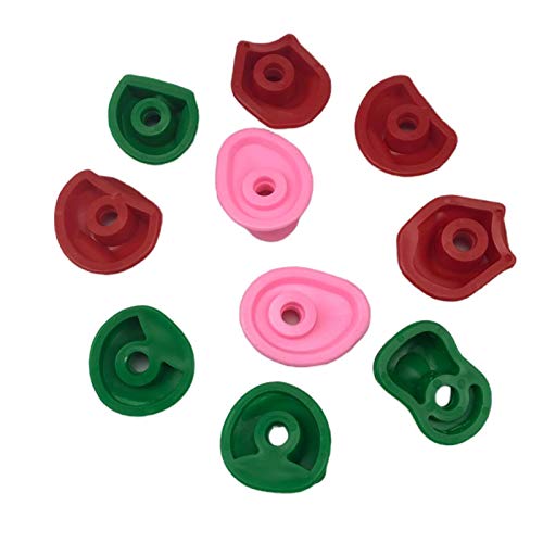 Lot de 10 pierres d'escalade colorées - Pour enfants et adultes - Installation facile - Taille M Cover