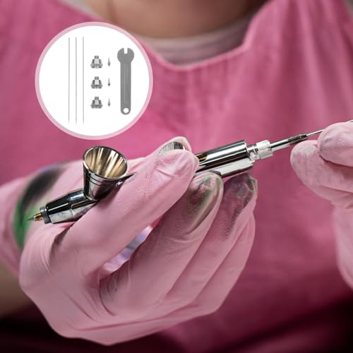 Agujas para aerógrafo de precisión y boquillas de acero inoxidable OHPHCALL 6