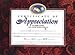 HAYES School Publishing H-VA514 CERTIFICATES of Appreciation 36 Pack 8.5 X 11