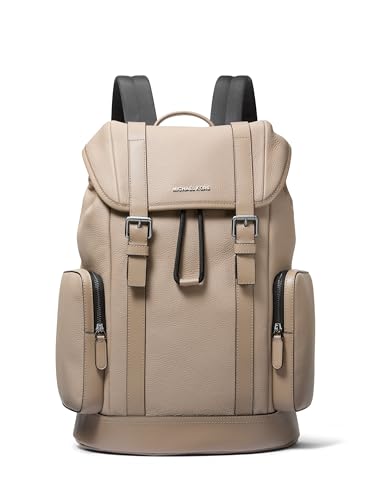 Michael Kors Men's City Buckle Backpack, Silver Tone-Hardware/Birch