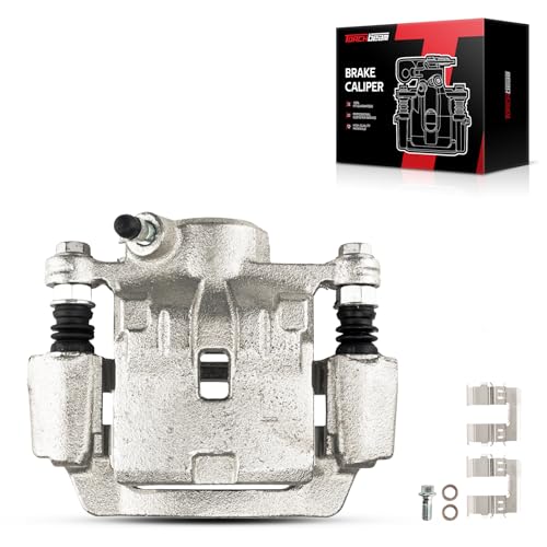 Image of Torchbeam Rear Brake Caliper Left for Subaru 2009-2013 Forester, Subaru 2008-2011 Impreza 2.5L, Subaru 2016-2017 2019-2021 WRX, Rear Left Caliper Replace # 19B3425