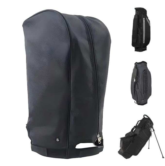 Golf Bag Cover/rain Cover 1680D Nylon Waterproof and dust Cover fits Most 8.5-9 inch Golf Bag/Golf Stand Bag Golf Accessory Gifts for Any Golfer Beginner to pro Golf Alliance Partners