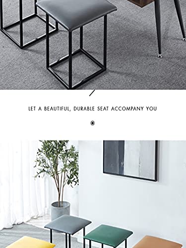 Sxnbh 5 In 1 Sofa Stool Living Room Funiture Multifunctional Storage Stools Home Cube Combination Fold Stool Iron (Color : Gray) #TOP2