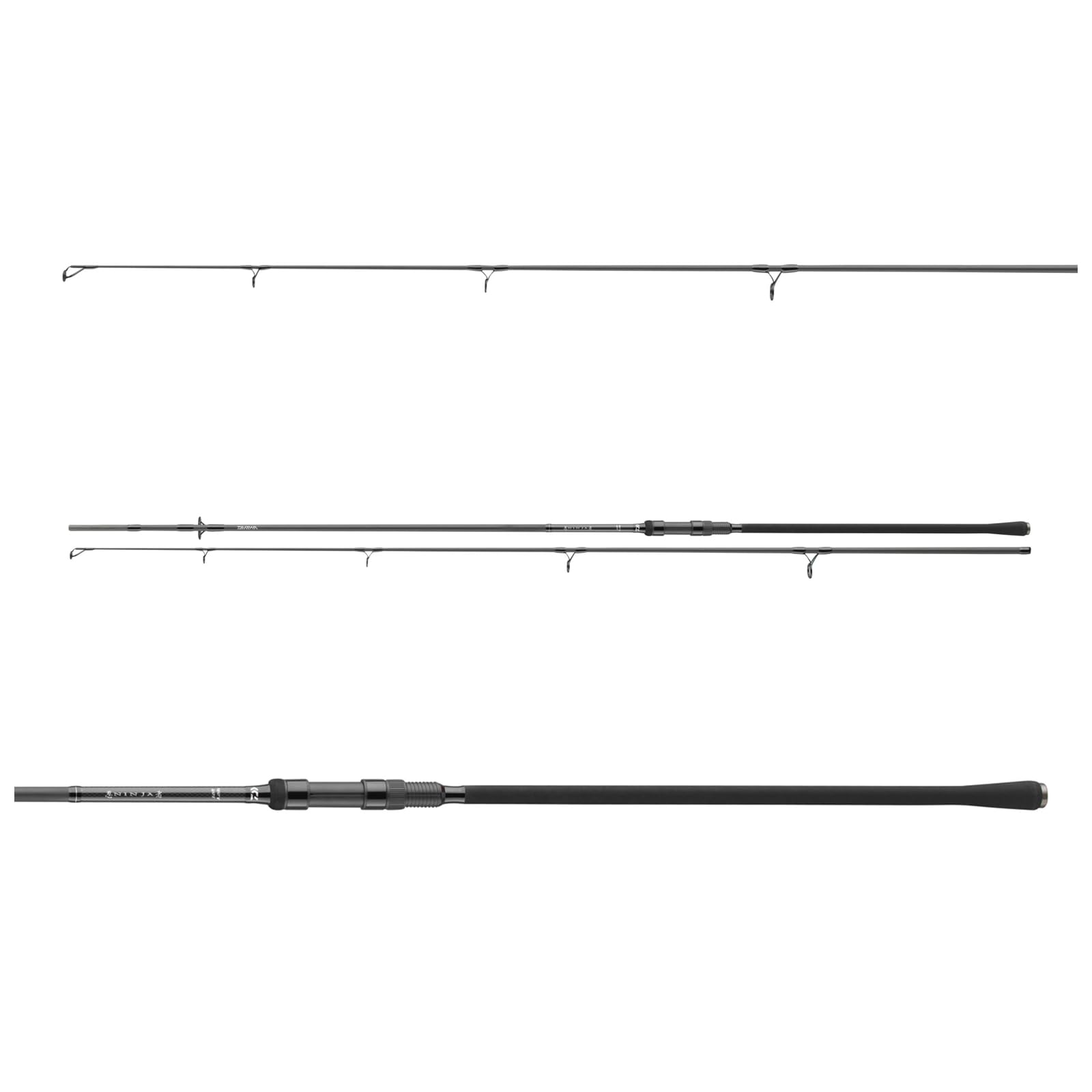 DAIWA Ninja X Carp 12ft 3.00lb, 2 Secciones, Acción Progresiva, Caña de Carpa