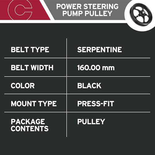 Cardone 3P-25160 Autpmotive Replacement Power Steering Pump Pulley for GMC Family