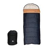 Bears Rock ベアーズロック -30度 寝袋 冬用 ワイド シュラフ 封筒型 FX-503W (ブラック)