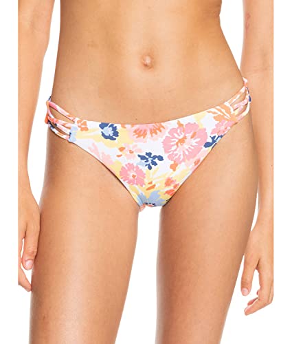 Bas de maillot Roxy Printed Beach Classics Hipster White Floral LG