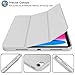 iMieet iPad (A16) Case 11th Gen/iPad 10th Generation Case [11-Inch 2025/10.9 Inch 2022] with Pencil Holder, Trifold Stand Smart Cover with Soft TPU Back,Auto Wake/Sleep(New Light Gray)