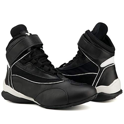 Bota Treino Mr.Gutt Couro Preto/Branco 36