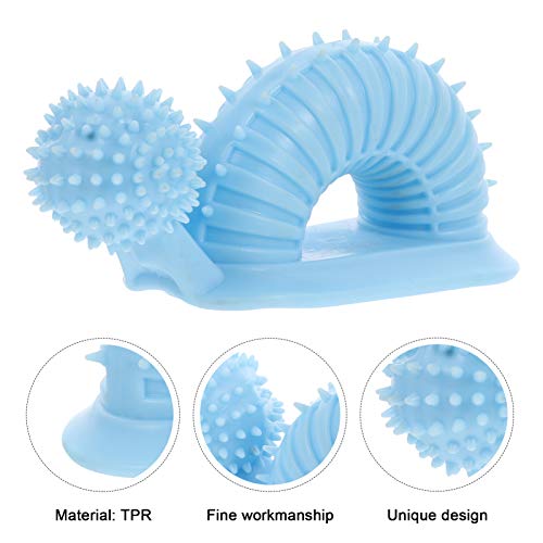 UKCOCO Brinquedos para Mastigar Cachorros Em Forma de Caracol Cachorro Escova de Dentes Brinquedos B