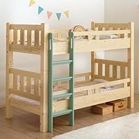Amazon｜タンスのゲン 2段ベッド ドデカ90mm角柱 耐震仕様 耐荷重900kg