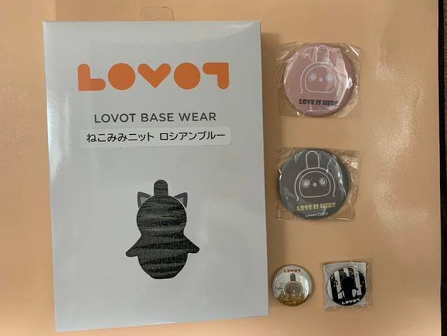LOVOT（ラボット）ねこみみニットロシアンブルー&グッズセット