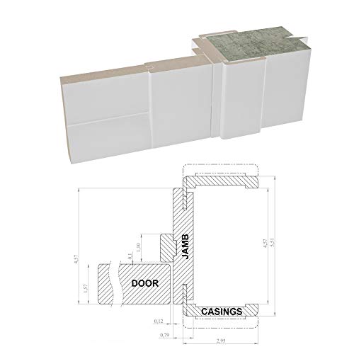 French Double Panel Lite Doors 48 X 84 With Hardware | Quadro 4112 White Silk With Frosted Opaque Glass | Panel Frame Trims | Bathroom Bedroom Interior Sturdy Door #TOP4