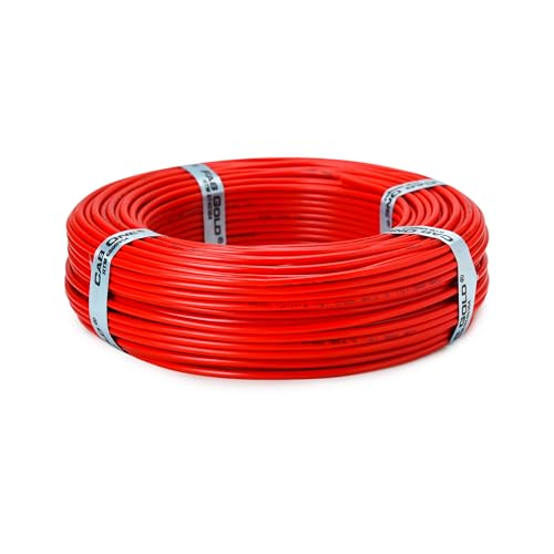 Image of CabONE Pack of 3 Electrical Wire 0.75mm | 90 Meter Single Core CCA Copper Cable | Heat Resistant No-Drip PVC Insulation | High Current Carrying Capacity House Wire