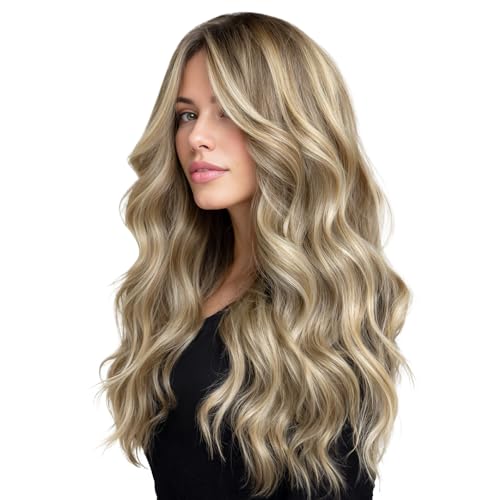 WENNALIFE Genius Tape in Hair Extensions Human Hair, Invisible Tape in