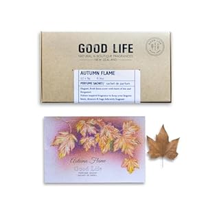 Autumn Flame Scented Sachets | Designed in New Zealand | 12 Sachets
