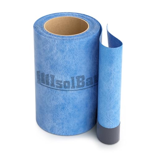 Isolbau Spezial Wannen-Dichtband 3m - Wannen-Fugenband zur Abdichtung von Sanitär, Badewanne, Dusche, Bad, Selbstklebend für Innen- & Außenbereich