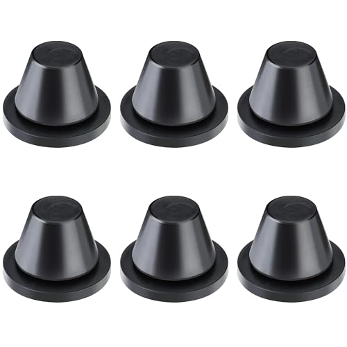 MoKitDora 6PCS Rubber Side Cover Grommets Compatible with Harley 1996-2007 Touring Road Glide Road King Street Glide Electra Glide
