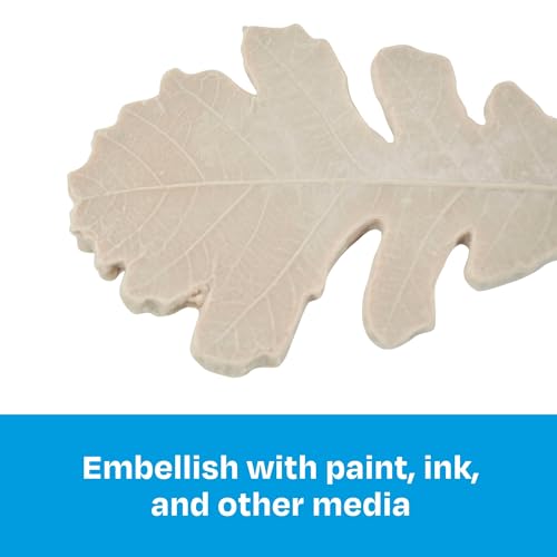 Image of Sax Natures Impressions Leaf Print, Assorted Sizes (Set of 10),Brown
