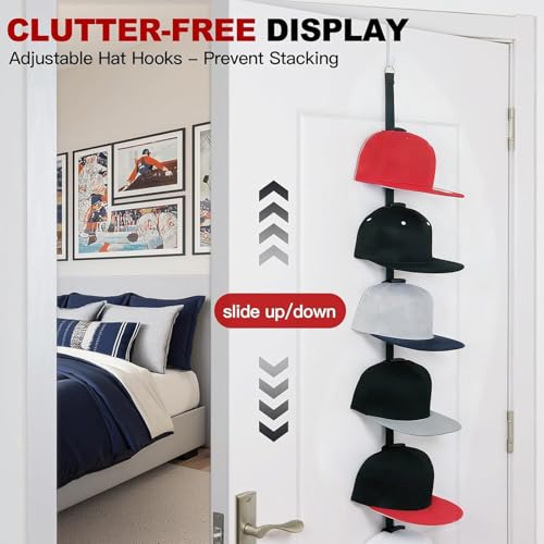 Présentoir de casquettes Marks sangle arrière et bouton supérieur - 7