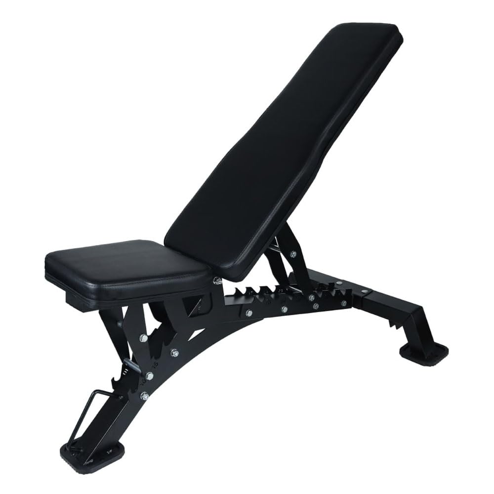 Banco de Musculación Declinable Ajustable Viok Sport con Respaldo Reclinable y Soporte Robusto, Multifuncional y Profesional para Ejercicios de Fuerza y Fitness