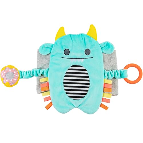 Image of Dr. Brown's Gripebelt Heated Belly Band, Soothe Baby's Tummy with Gentle Warmth and Compression, Monster, 3m+, Blue