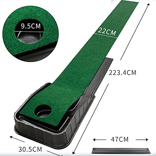 DYNWAVE Tapete De Taco De Golfe Com De Bola Portátil Interior Para De De Putting Green Auxiliar Para