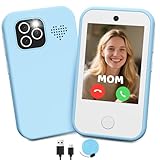 CHAKEYAKE Kinder Handy, 4G Ohne Vertrag Kinder Smartphone Mit Telefonieren, Touchscreen, Dual Kamera, Lernfunktionen, Musikplayer, Geschenk Für Jungen Mädchen 3–9 Jahre Blau