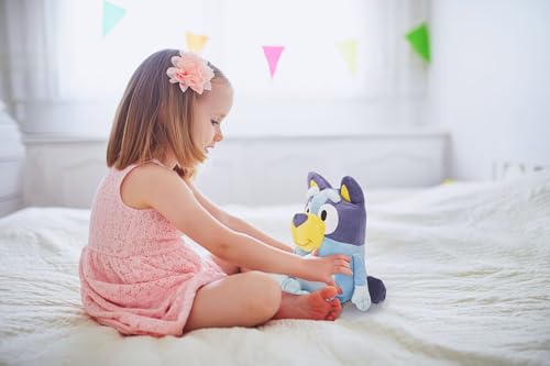 Image of Jay Franco Kids Plush Pillow Buddy - 19 Inches Ultra-Soft Stuffed Plushie & Cozy Pillow, Official Licensed Bluey, Blue - Bluey