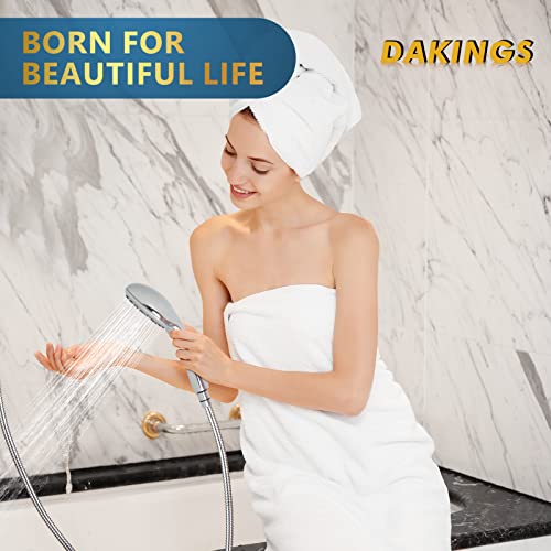 Dakings B55135CP 6 Spray Modes High Pressure Handheld Showerhead Set Upgraded 5 Inches Shower Head thumb #6