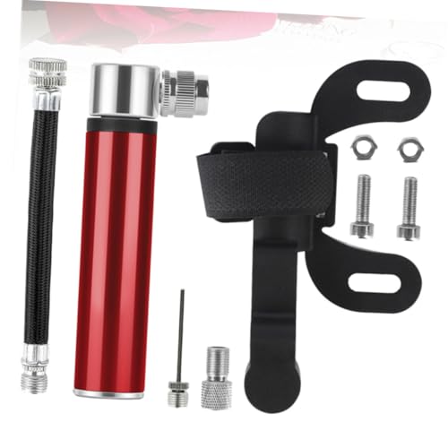 Inflador de neumáticos manual mini bomba ligera para bicicleta de aluminio 5