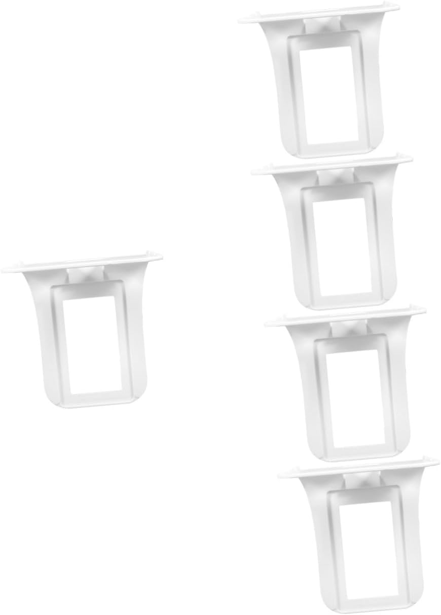 5pcs Tiny Bathroom Organization Outlet Shelf Wall Holder Modern Style Wall Outlet Shelf