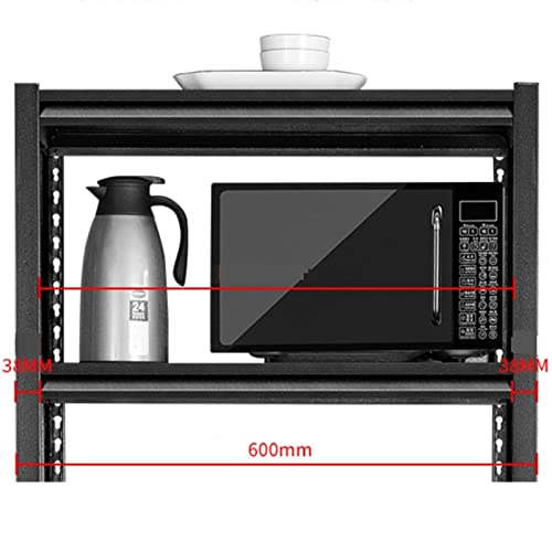 Rack de rangement de cuisine modulable pour micro-ondes et organisation du comptoir