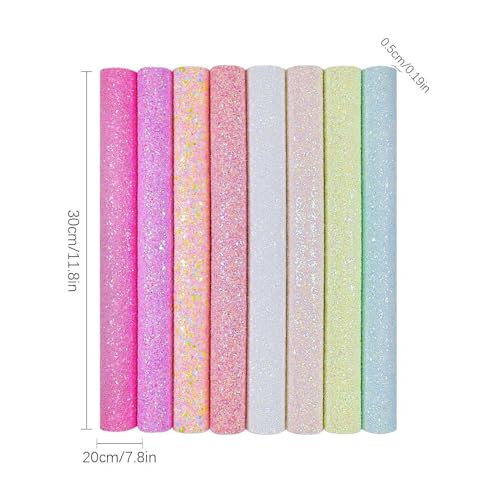 Laminas de purpurina A4 multicolores para manualidades y bordado 3