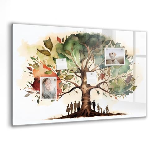Tableau magnétique en verre pour l'organisation de vos listes en famille