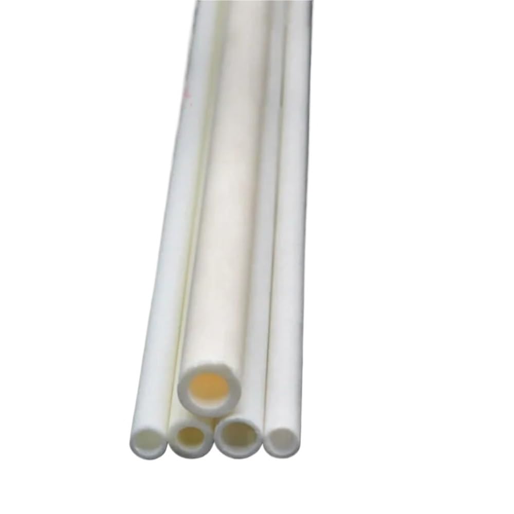 Tubo de cerámica hueco Longitud del tubo de cerámica alúmina alto punto fusión 100/200 mm, alta pureza for electrónicamente 1 pieza(16x8x200mm)